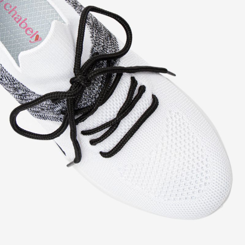 Zapatilla Flyknit Negro/blanco 7YZ033-1755903925950