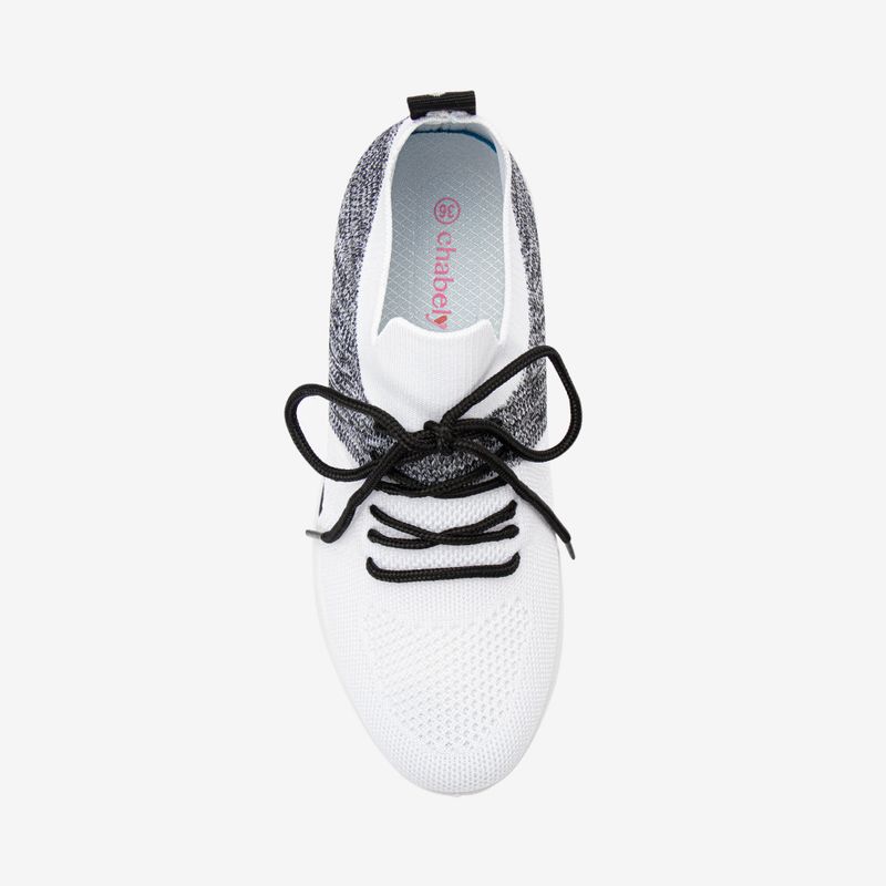 Zapatilla Flyknit Negro/blanco 7YZ033-1755903926670