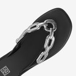 Sandalia Flip Flop Negro/Plateado 2GZH54-1756413822800