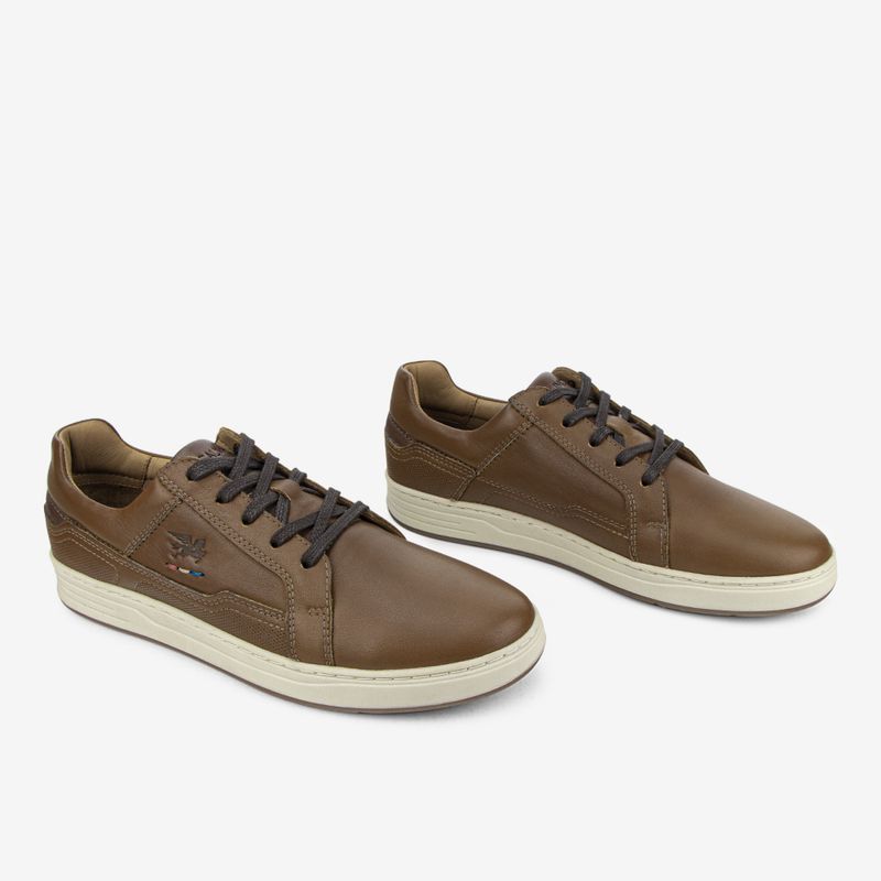 Zapatilla De Cuero Tan 1UIR001-1760049891913