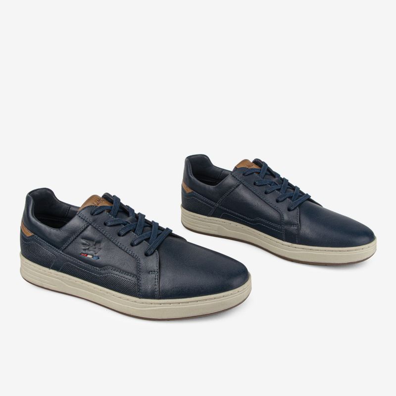 Zapatilla De Cuero Azul 1UIR001-1760107042652