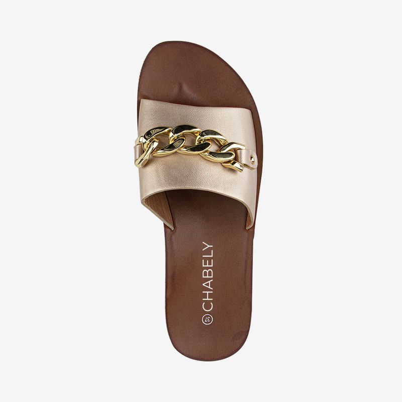 Sandalia Flat Oro 2YS544-1761176056539