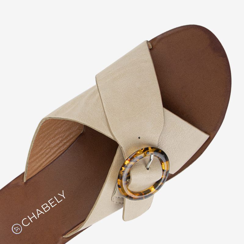 Sandalia Flat Beige 2YS545-1761230054916