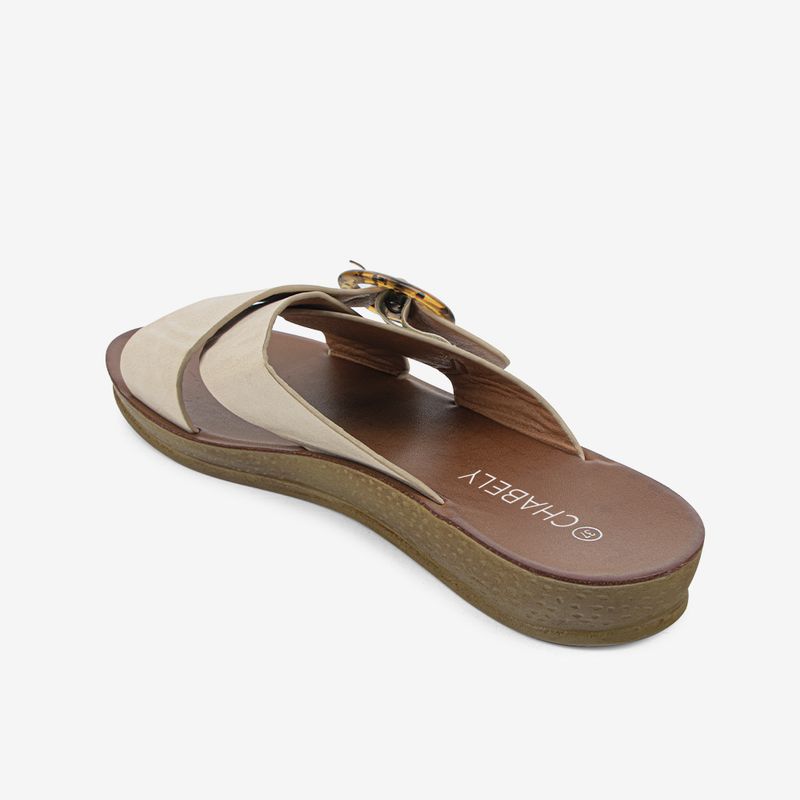 Sandalia Flat Beige 2YS545-1761230058157