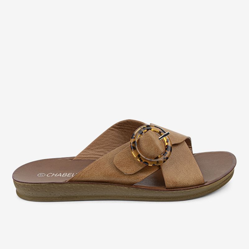 Sandalia Flat Camel 2YS545-1761230128367