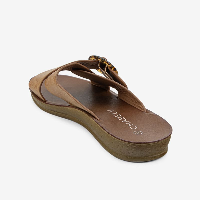 Sandalia Flat Camel 2YS545-1761230210315