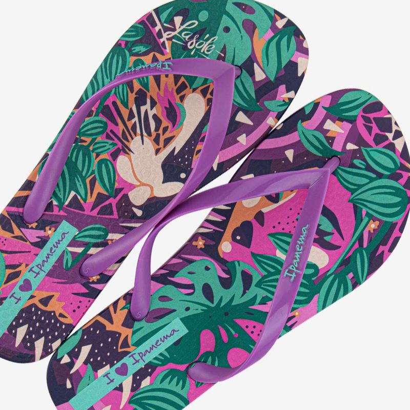 Sandalia Casual Verde/Lila 2IPJ14-1761334982885