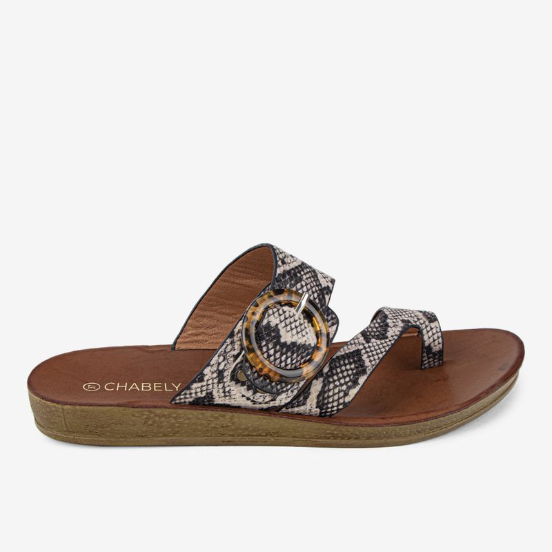 Sandalia Casual Blanco/Negro 2YS550-1761576368648