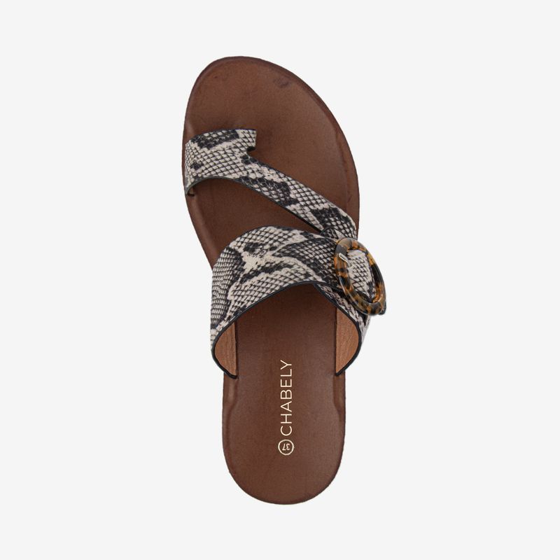 Sandalia Casual Blanco/Negro 2YS550-1761576379911