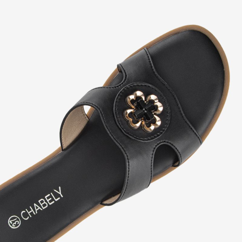 Sandalias Flats Negro 2YS522-1761937839515