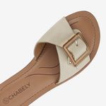 Sandalia De Mujer Beige 2YS543-1761939372161