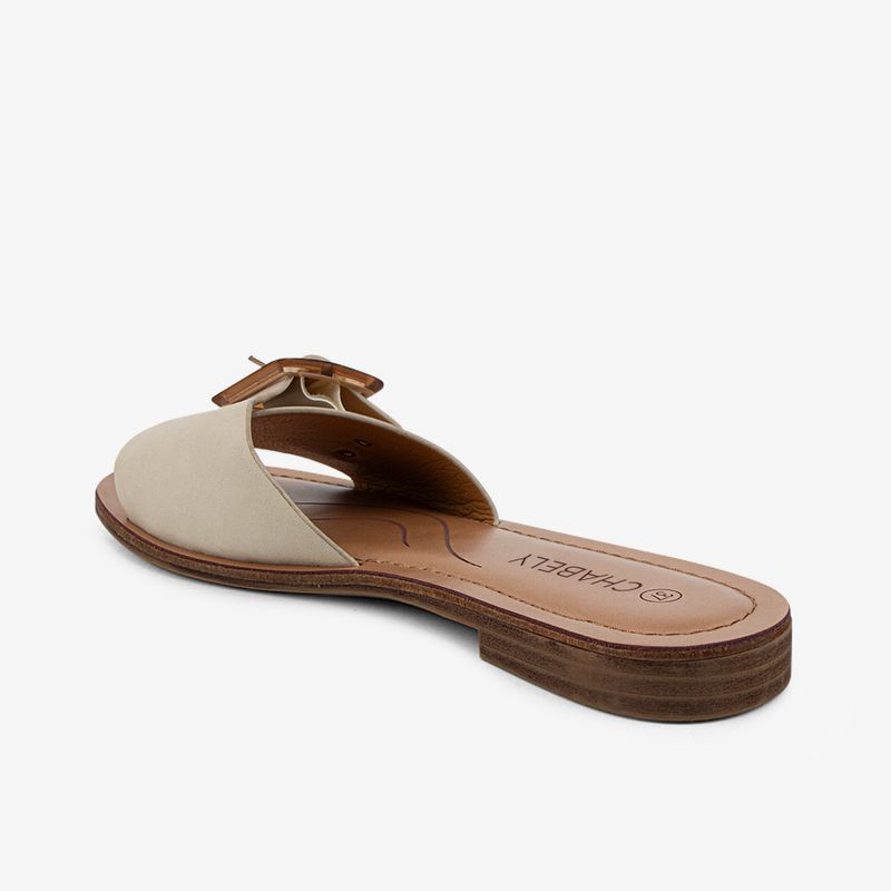 Sandalia De Mujer Beige 2YS543-1761939374304