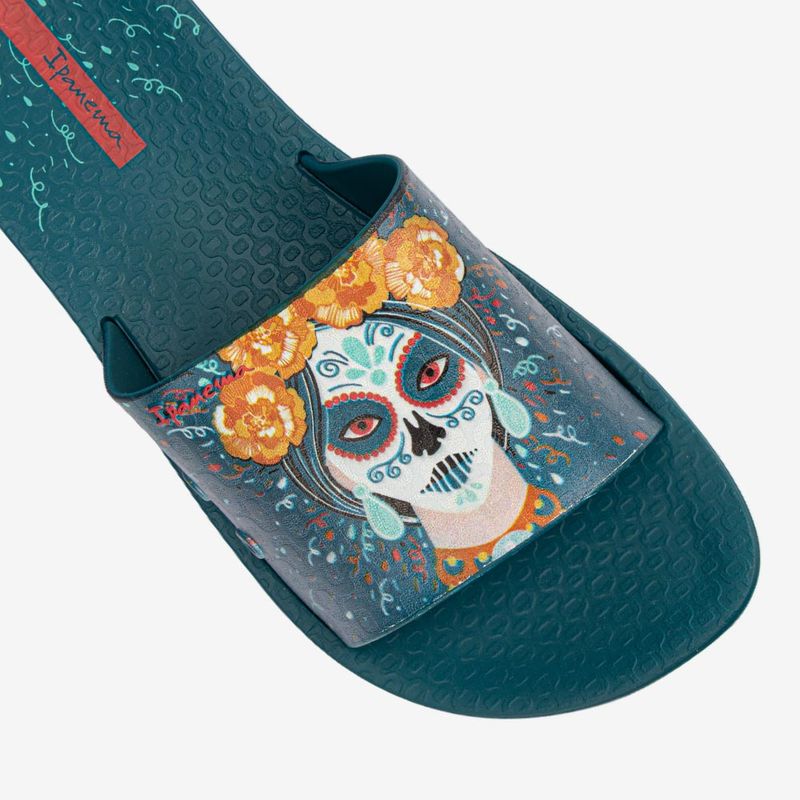 Sandalia Casual Azul Cobalto/Naranja 2IPN21-1762291986499