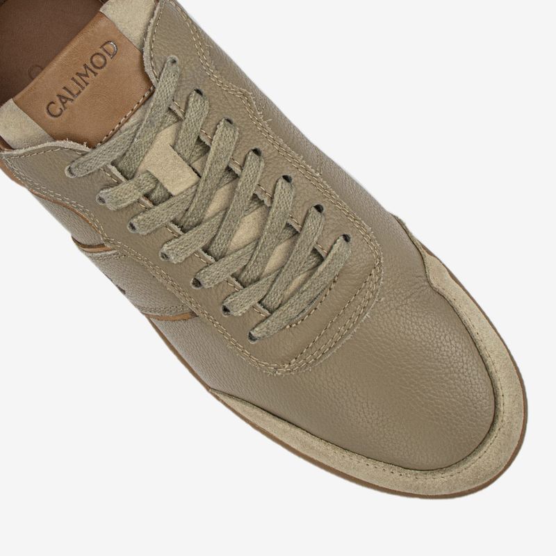 Zapatilla De Cuero Vison 1UIS001-1762812811626