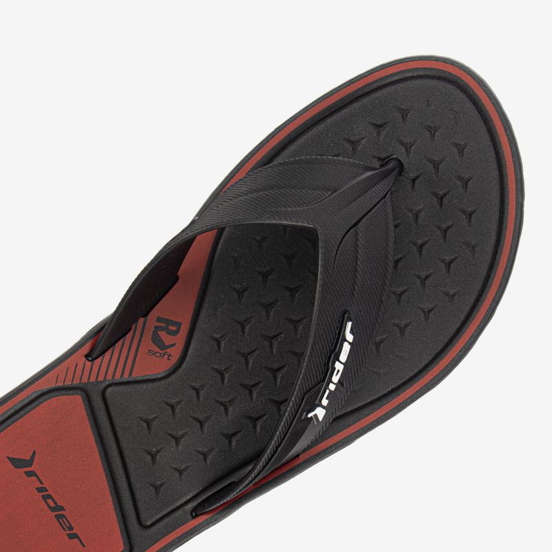 Sandalia Casual Negro/Rojo 2RDO44-1763154038921