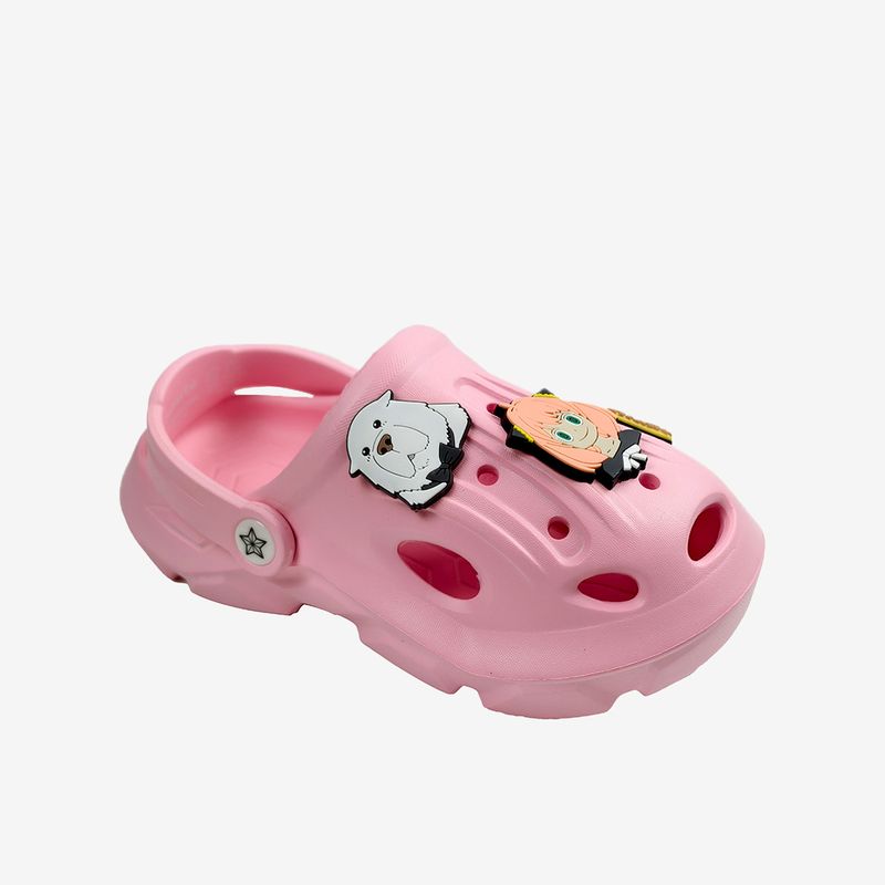 Clogs De Niña Rosado 2SPF001-1763399967621