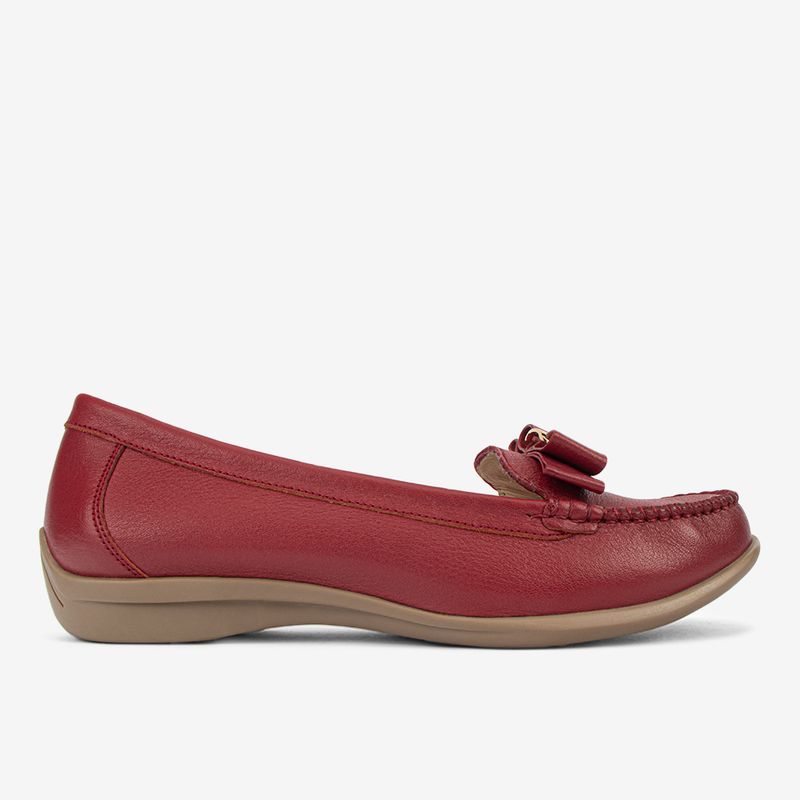 Mocasin Casual Rojo Escarlata 5CN6001-1766085677637