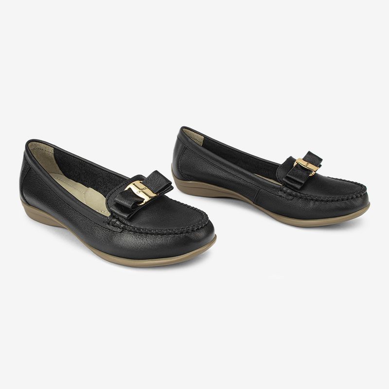 Mocasin Casual Negro 5CN6001-1766089402438