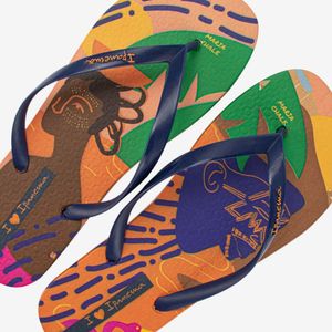 Sandalia Casual Marron/Azul 2IPJ14