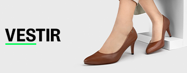 tacones de cuero mujer