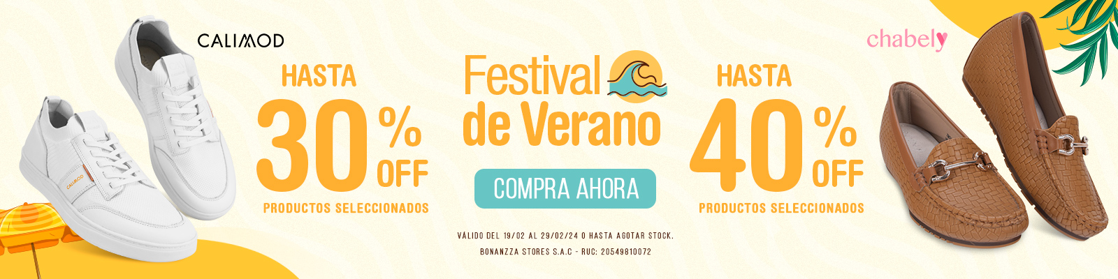FESTIVAL DE VERANO - CALIMOD STORE